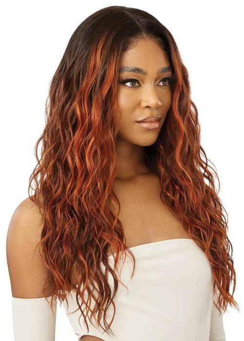 Outre Lace Front Wig - Perfect Hair Line 13X6 - Irina (OFF BLACK 1B)