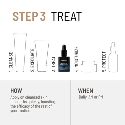 Dr. Brandt Drop of Strength All-Day Strengthening Serum - Enhances Skin Resilience & Provides Instant Hydration - 1.0 fl oz