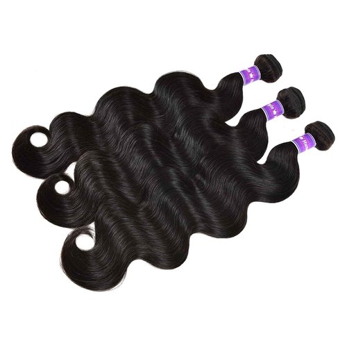 feiyunpanda 10A Human Hair Bundles 20 22 24 Inch Body Wave 3 Bundles 100% Unprocessed Brazilian Virgin Hair Double Weft Bundles Deals Human Hair Body Wave Human Hair Extensions Natural Color