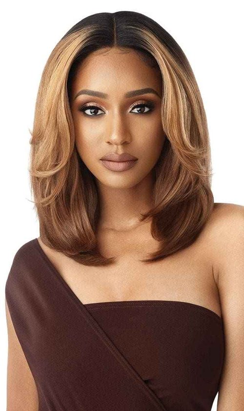 Outre Neesha Soft & Natural Synthetic Swiss Lace Front Wig NEESHA 201 (DRFF2/BTSC)