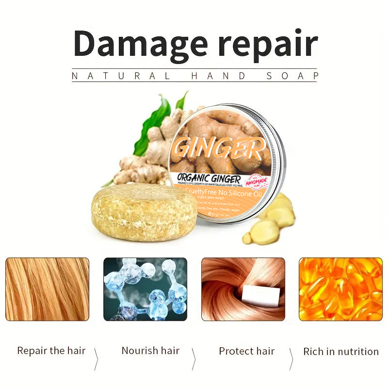 Ginger Shampoo Bar - 60g