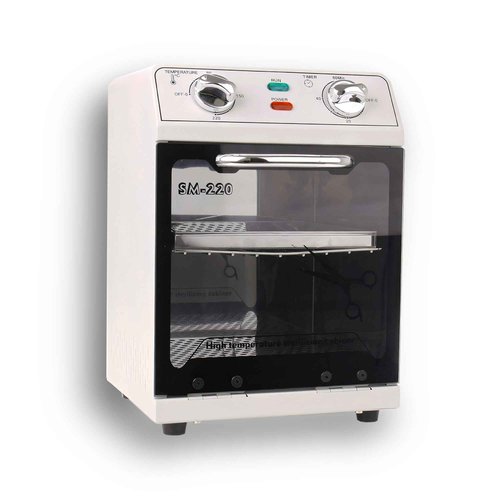 High Temperature Sterilizer, 8L Large Capacity Dry Heat Sterilizer, Max. Temperature 220℃, With Temperature Control & Timer, For Hair Salon Spa Nail Salon, Tool Sterilizer