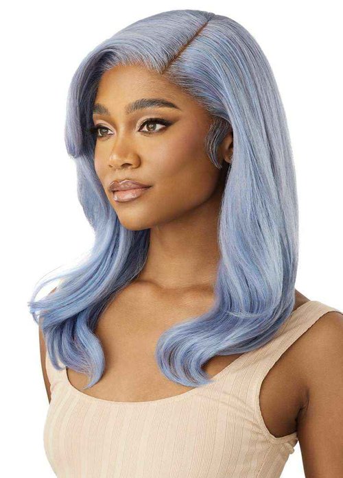 Outre Lace Front Wig - Melted Hairline - Hali (DR2/CHOCOLATE SWIRL)