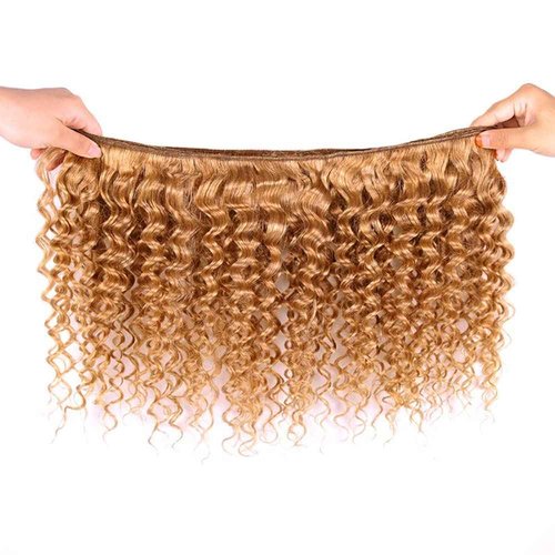 Condescension Human Hair Bundles 24 26 28 Inch Brown 27 Deep Wave Bundles Human Hair Unprocessed Brazilian Virgin Quick Weave Hair for Black Women