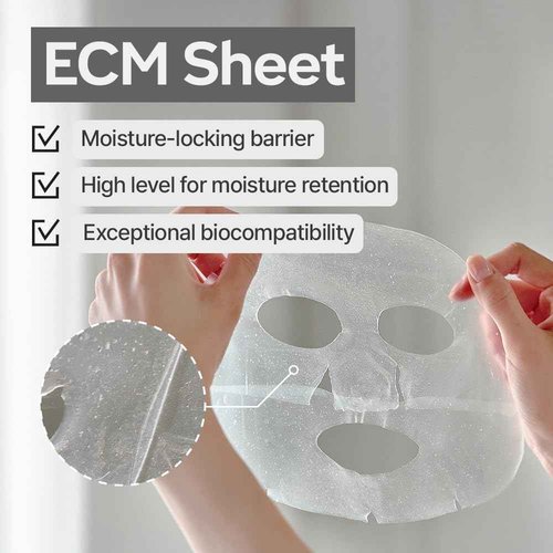 DERM·ALL MATRIX] Daily Facial Dermal-care (35g/sheet) Overnight mask pack,Lifting and Hydrating,Soothing, Exfoliating,Skin Nourishing,Collagen sheet mask for wrinkles and dry skin. 10sheets