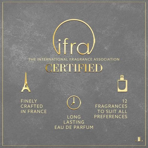 Liberty Luxury Perfume Gift Set - Passion for Men, Bloom for Women (100ml/3.4Oz each), Eau De Parfum (EDP) Spray, Designed in France, Long Lasting Smell