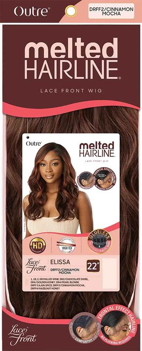 Outre Lace Front Wig - Melted Hairline - Elissa (OFF BLACK 1B)