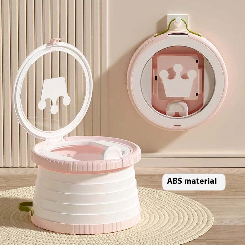 Children's Portable Folding Toilet & Urinal - Travel Bedpan for Kids