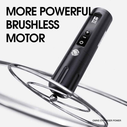 Dragonhawk Pro Wireless Tattoo Gun Kit L2 Tattoo Machine Pen 5000mAh Battery Power Supply Beginner Complete Tattoo Kit Needles Cartridges Black Inks