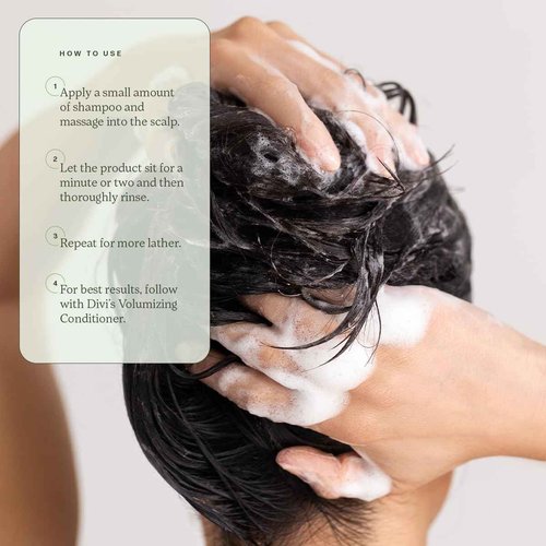Divi Volumizing Shampoo for Women and Men - Lightweight Volume Shampoo for Fine Hair - Formulated to Cleanse, Nourish and Balance the Scalp, 1L