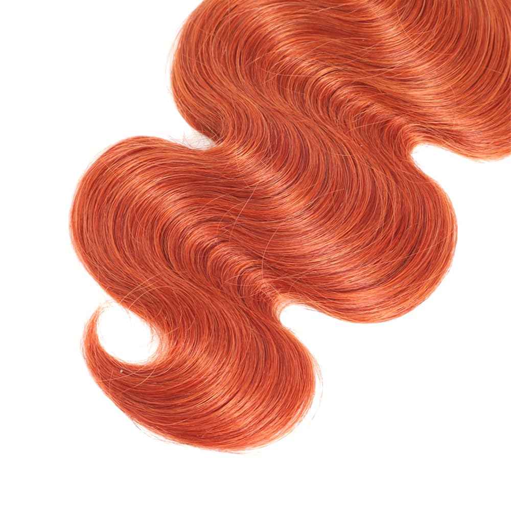 28 30 32 inch Orange Bundles Human Hair 350 Bundle Ginger Body Wave Bundle 350 Body Wave Human Hair 3 Bundles