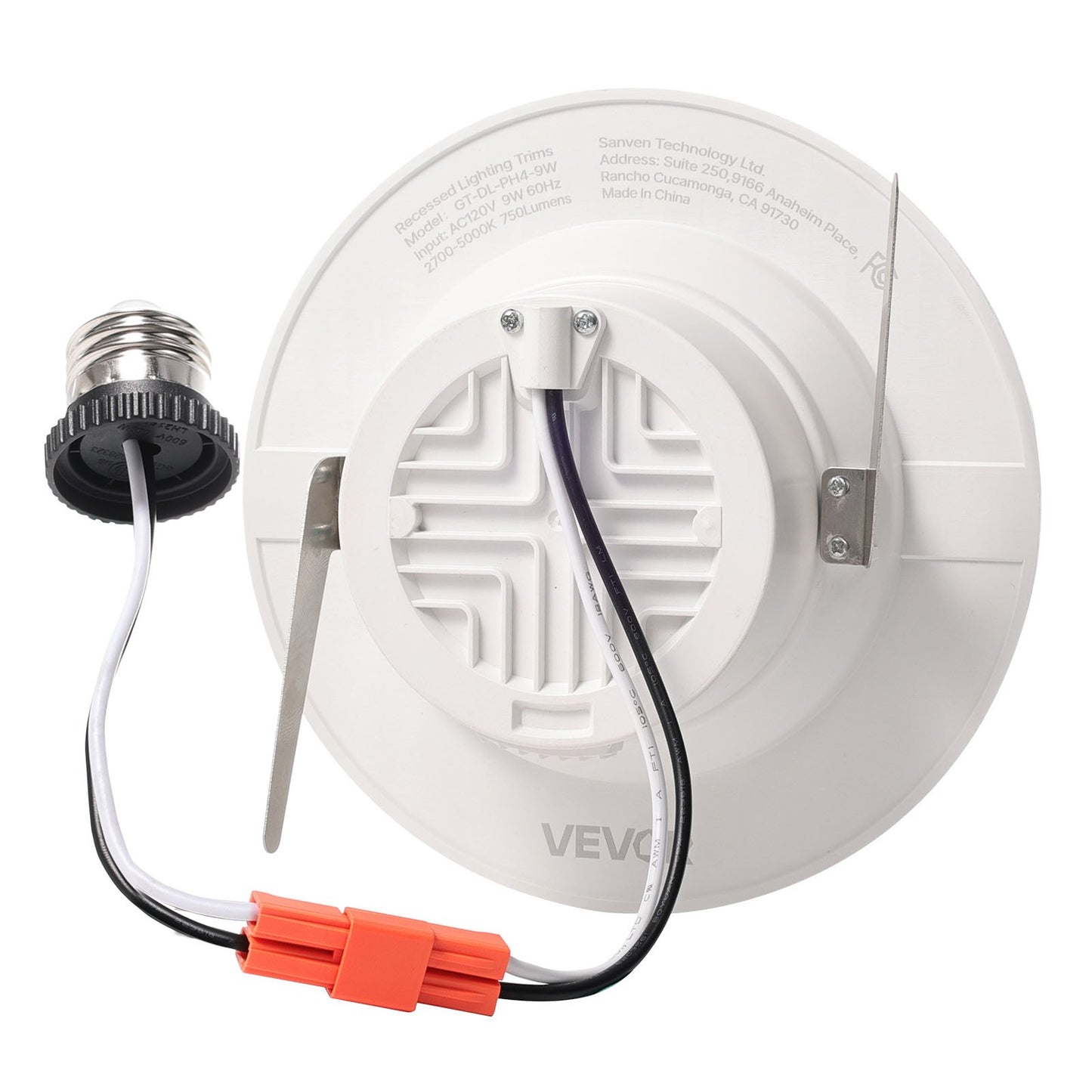 LED Recessed Lighting Retrofit Can Lights - 10 Pack, 4 Inch, 750 LM, 9W