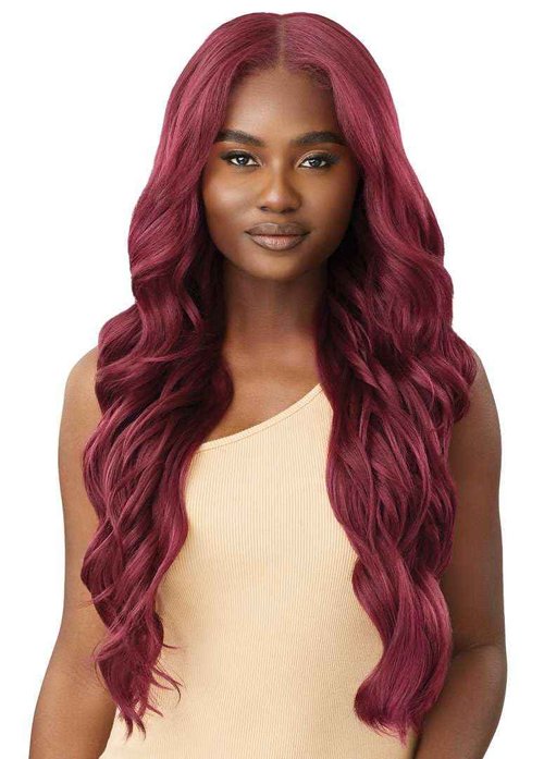 Outre Lace Front Wig - Perfect Hair Line 13X6 - Arnell (BURGUNDY)