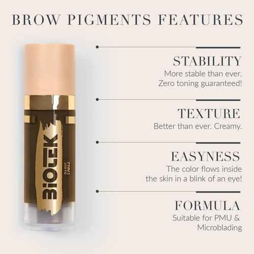 Bundle of 2 Brow Pigments for Permanent Make-Up (0,61 fl.oz.) - Paris, Venice