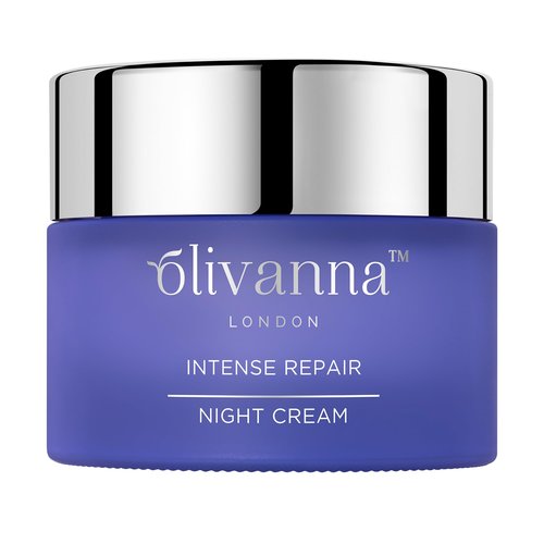 Olivanna Intense Repair Night Cream - Face Moisturizer - Enriched with Natural Ceramides, Hyaluronic Acid, and Omega-Rich Seed Oils - 1.6 oz
