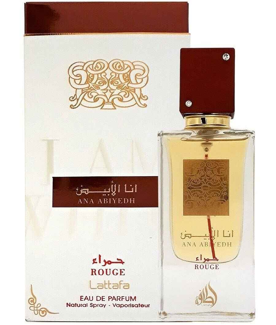 Lattafa Perfumes Bade'e Al Oud For Glory, Maahir Black & Ana Abiyedh Rouge EDP-100ml(3.4 oz)