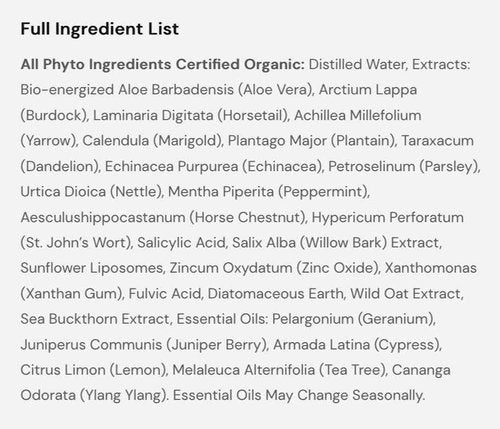 Elina Organics Oil Control Formula, 2oz – Clarifying Serum with Willow Bark, Zinc Oxide & Burdock Root – Organic, Vegan – Fights Breakouts & Balances Oily Skin