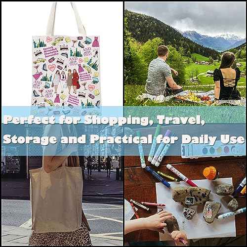 GJTIM Romantic Comedies TV Series Fans Gift Carrie Miranda Charlotte & Samantha Zipper Travel Pouch For Movie Lovers