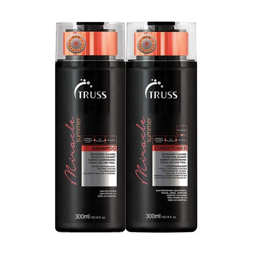 TRUSS Miracle Summer Shampoo and Conditioner Set Bundle