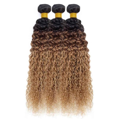 T1B/4/27 Bundle Ombre Water Wave Human Hair Bundles 24 26 28 Inch 8A Brazilian Unprocessed Virgin Hair 3 Bundles Ombre Blonde Bundle Hair Weave