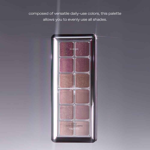 glow anime eyeshadow palette #fullmoon | 12‑color high‑pigment multi‑finish palette | wearable timeless sparkly essentials | blendable matte, shimmer, metallic | smooth long‑wear formula | 0.33 oz