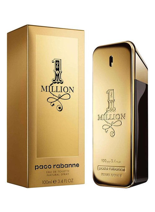 Paco Rabanne 1 Million Eau de Toilette for Men - 3.4 oz