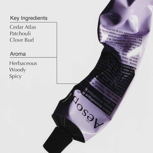 Aesop Reverence Aromatique Hand Wash (16.9 oz) + Eleos Aromatique Hand Balm (2.5 oz) | Hand Care Set to Exfoliate and Nourish | Set of 2