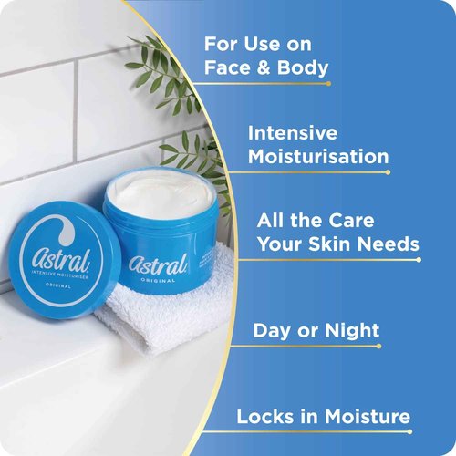 THREE PACKS of Astral Cream x 200ml by Astral