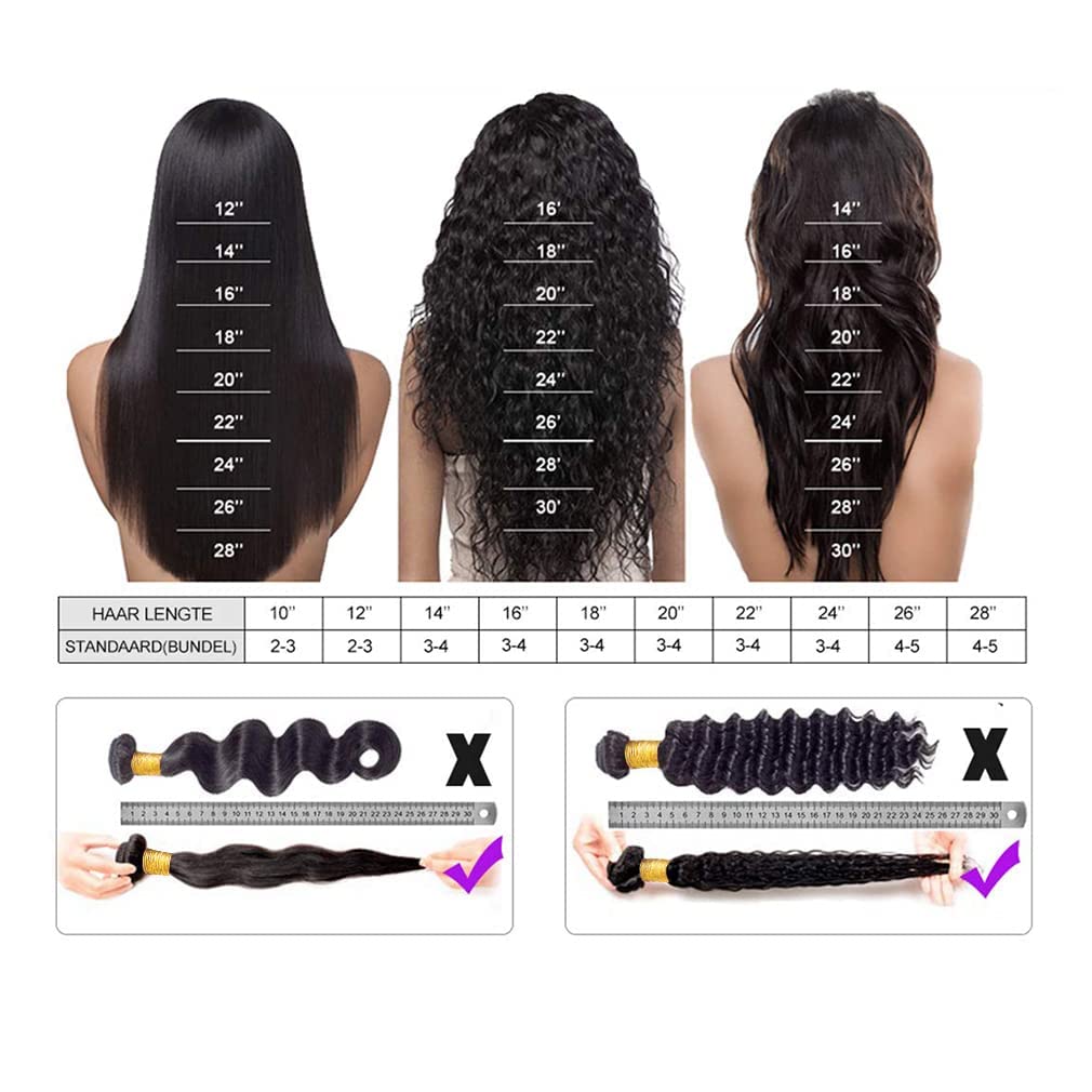 Giginger Bundles Human Hair 22 24 26 Inch Water Wave Brazilian Virgin Curly Human Hair Bundles Unprocessed Quick Weave Soft Sewn In Hair Extensions for Black Women