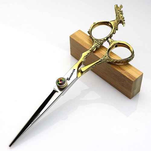 Efficient Scissors and Scissor Bag Set for 6 'Professional Barber Scissors and Shavers