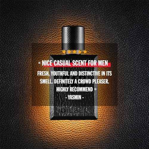 Diesel Bad Eau de Toilette Spray Cologne for Men, 1.7 Fl. Oz.