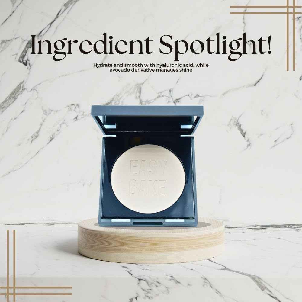 HUDA BEAUTY Easy Bake and Snatch Pressed Talc-Free Brightening and Setting Powder Poundcake