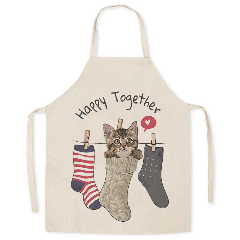 Funny Cartoon Apron for Kids and Adults - Creative Animal Design