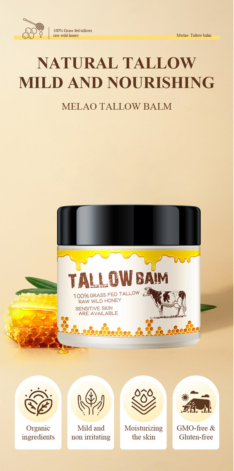 Poseeword Cow Fat Cream