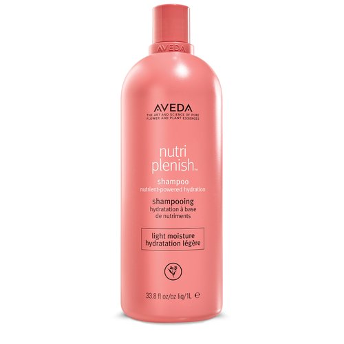 Aveda Nutriplenish Shampoo Light Moisture | Superfood Shampoo for Dry Hair | Organic Pomegranate Oil, Coconut Oil, Mango Butter | 94% Naturally Derived*, 33.8 Fl Oz