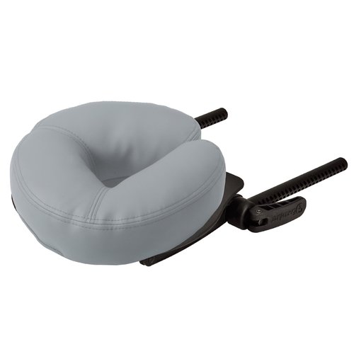 EarthLite Massage Table Face Cradle Deluxe Adjustable - Durable, Fully Adjustable Headrest Platform for Massage Chairs & Tables, Sterling