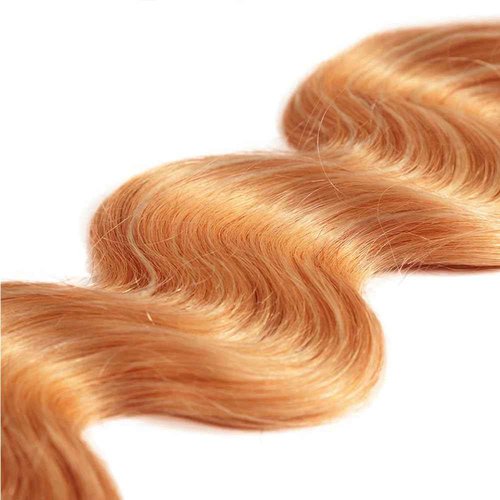 Light Brown Bundles Human Hair Color #27 Body Wave Bundle Brazilian Virgin Hair 3 Bundles 22 24 26 Inch Double Weft Hair Weave 300g
