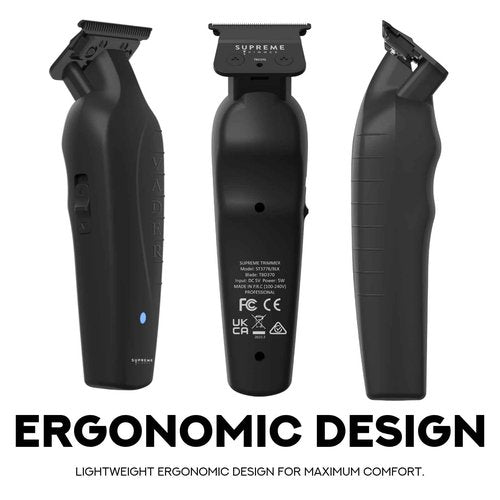 Supreme Trimmer Vader ST3778 – Professional Cordless Barber Liner | 210 Min Runtime, 7000 RPM Motor, Zero Gap DLC T-Blade, USB-C Fast Charging | Beard, Hair & Body