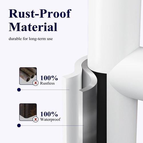 Kitsure Toilet Paper Holder Free Standing – Rustproof Metal Toilet Paper Stand for 4 Rolls with Anti-Slip Base and Shelf for Phone & Small Items, Bathroom Organizers and Storage, Medium, White