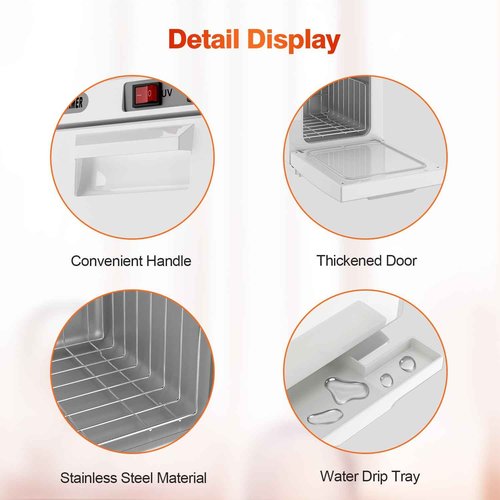 StateRiver Towel Warmer Cabinet, 5L Hot Bath Towel Warmer Heating Use for Facial Spa, Hair Beauty, Salon Equipment and Home