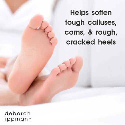 Deborah Lippmann Pro Size Foot Exfoliator Spray | Callus Softener for Dry Cracked Feet & Heels, Moisturizing Protective Barrier for Smooth Skin | 8 Fl. Oz.