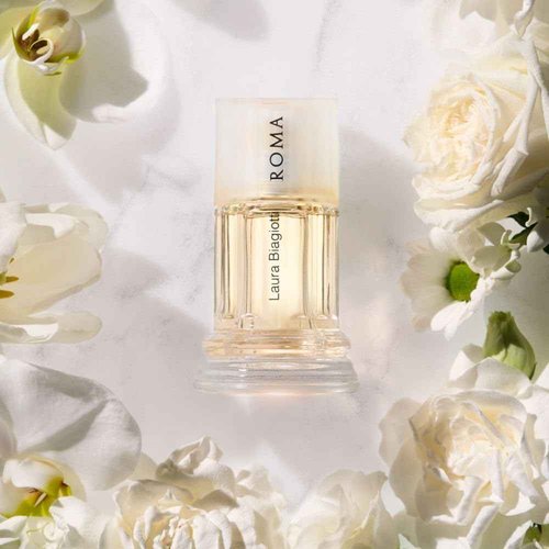 Laura Biagiotti Roma Fiori Bianchi - Floral Woody Oriental Scent - Women's Perfume - Long Lasting Perfume for Women - Eau de Toilette Spray - 1.7 oz