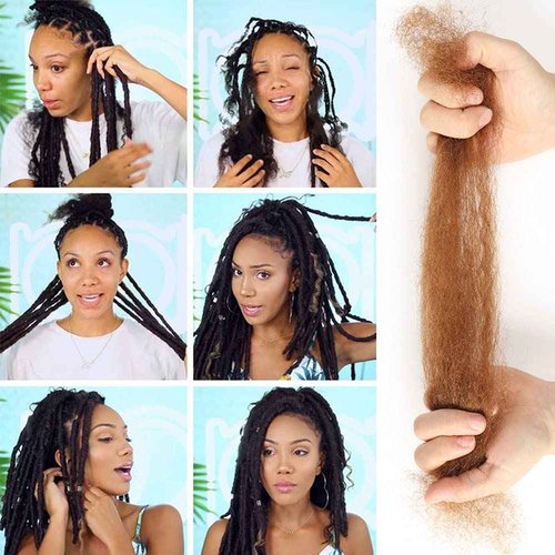 DÉBUT Afro Kinky Bulk 100% Human Hair Burgundy 3 Packs 150g Tight Afro Kinky Curly Bulk Bundles Hair for Making/Repair Locs, Kinky Twists, Dreadlocks Braiding Hair Extensions (99J, 10 Inches)