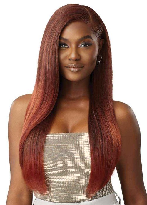 Outre Lace Front Wig - Melted Hairline - Swirlista - Swirl 101 (OFF BLACK 1B)