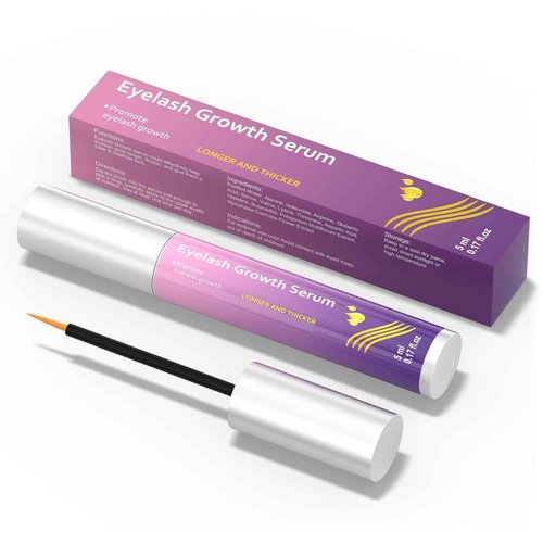 Premium Eyelash Growth Serum, Thicker, and Fuller Lashes, Non-Irritating Formula- Brown