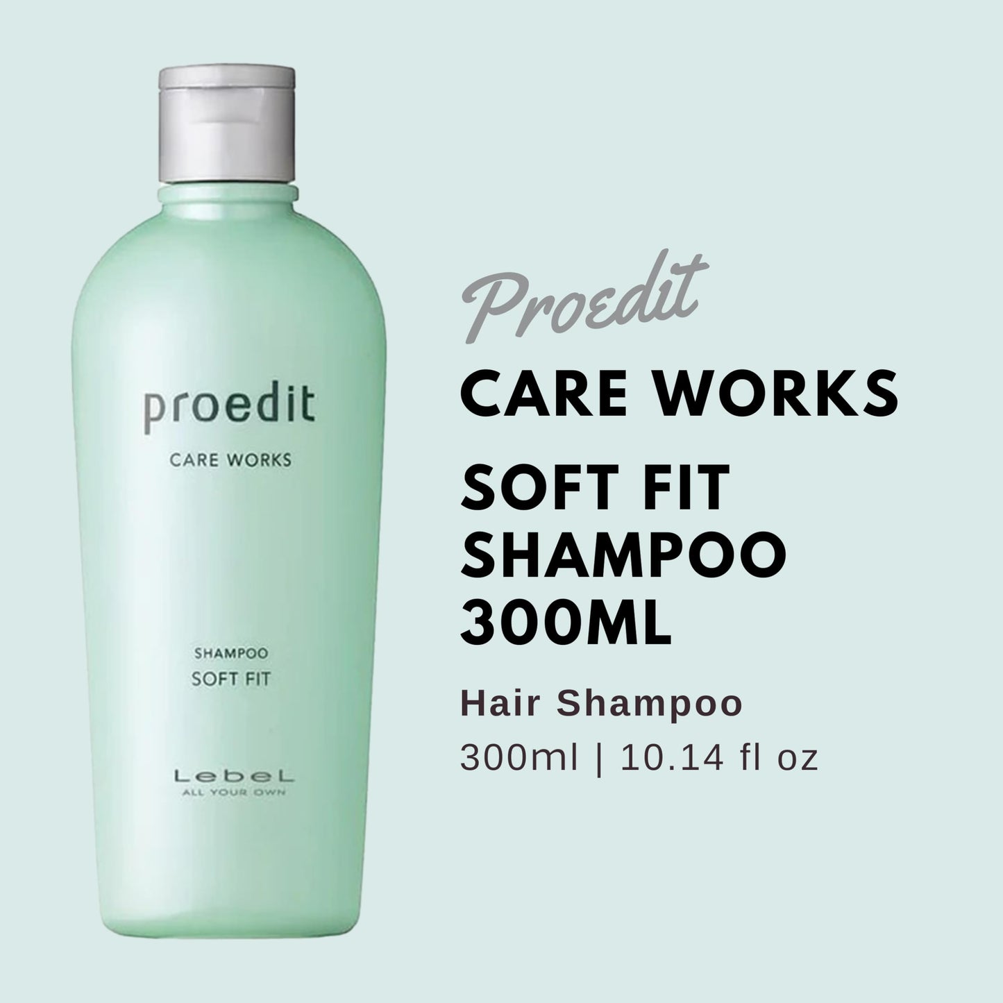 Lebel Proedit Care Works Shampoo Soft Fit - 300ml
