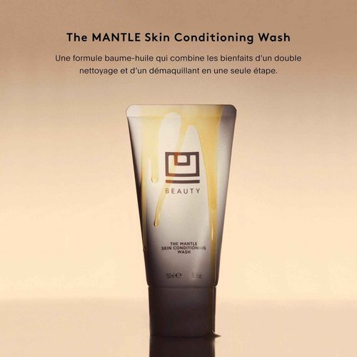 U Beauty The MANTLE Skin Conditioning Wash - Hydrating Facial Cleanser & Makeup Remover with Vitamin C + E, Fruit AHAs, and Hyaluronic Acid for Clean, Refreshed and Hydrated-Looking Skin - 5.0 fl oz