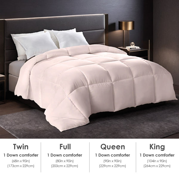 Pink Oversized Duvet Inserts - Soft & Fluffy Bohemian Design