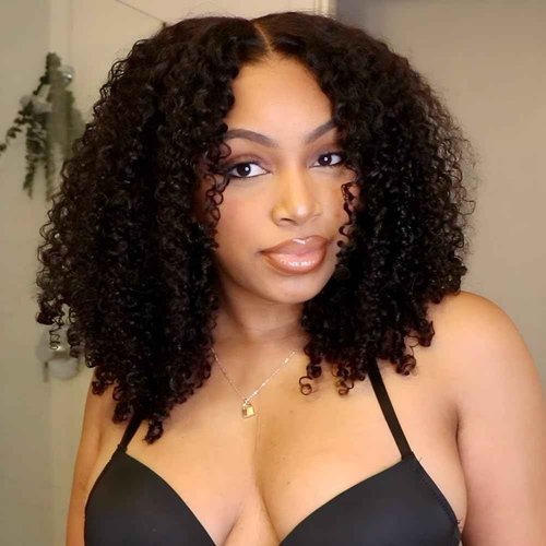 ISEE Glueless Wigs Human Hair Pre Plucked Pre Cut Ready to Wear Glueless Bob Wigs for Black Women 7x5 HD Lace Closure Wigs Human Hair 180% Density 14 Inch