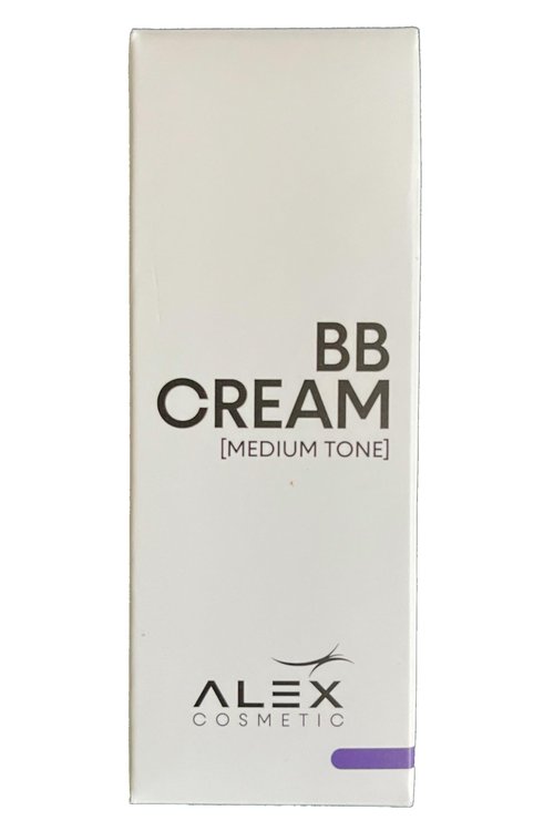 Alex Cosmetic BB Cream Medium Tone Coverage Minimize Pores Skin Cover Skin Tube 30ml